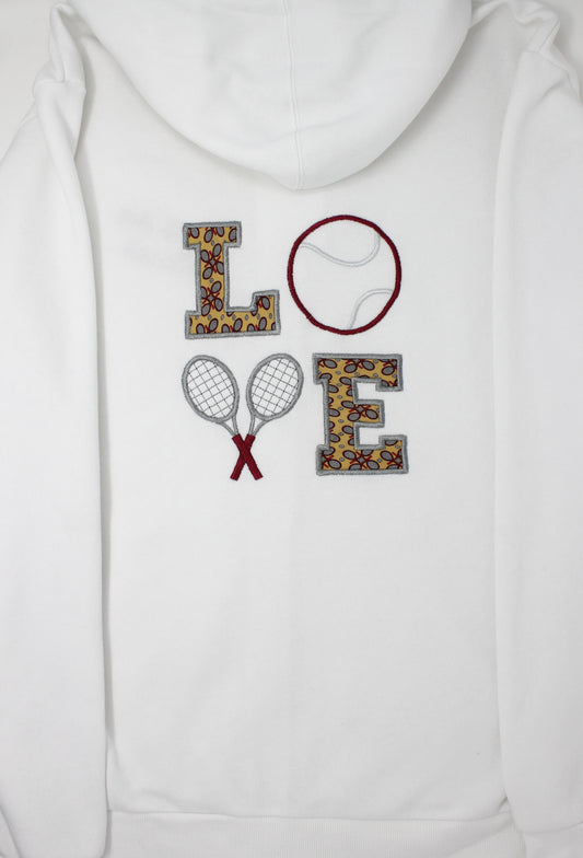 ADULT Tennis Zip-Up Hoodie