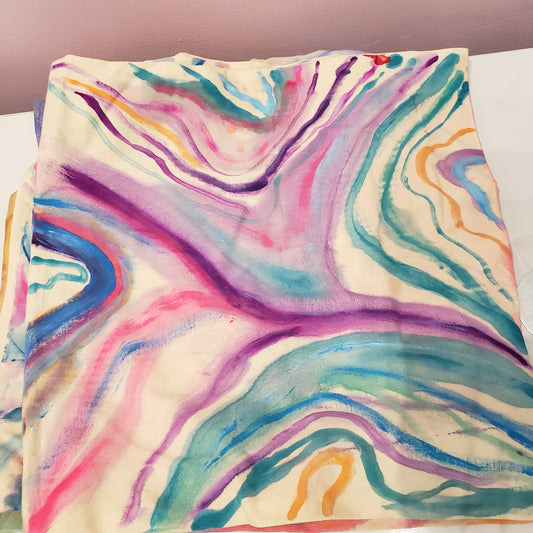 Painted Pillow Case