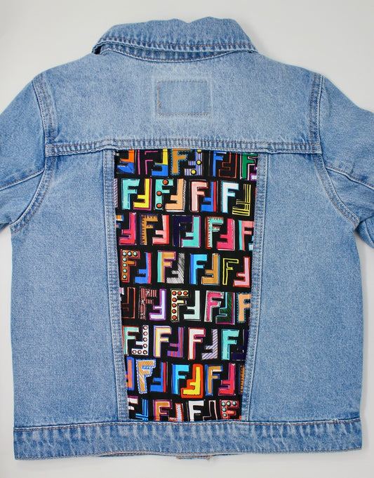 KIDS Rainbow FF Denim Jacket