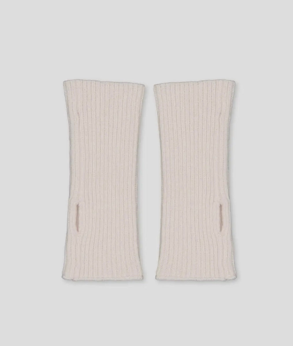 Ribbed Cashmere Hand Warmers