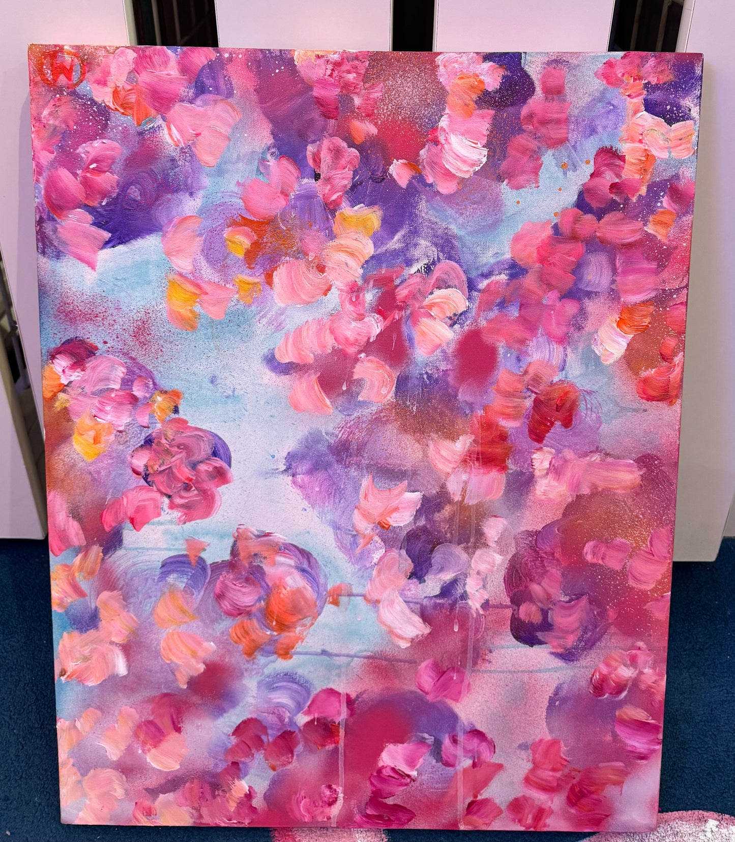 Purple Petals 22"x28" (2023)